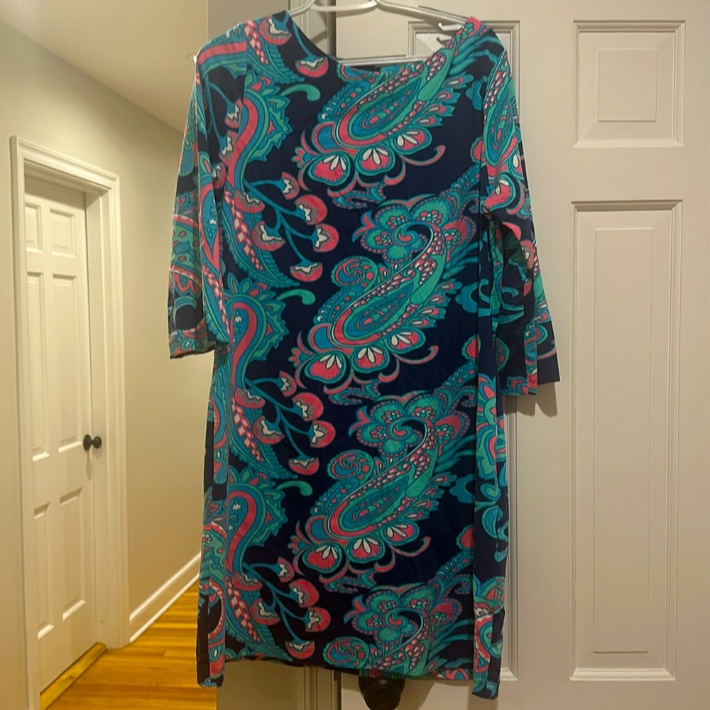 Britt size XL blue and pink dress